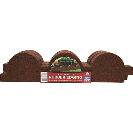 Rmse3rd Scalloped Landscape Edging, 17 Inch Length For Garden Borders