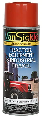 45870 12 Oz. Enamel Spray Paint - J.i. Case Flambeau Red