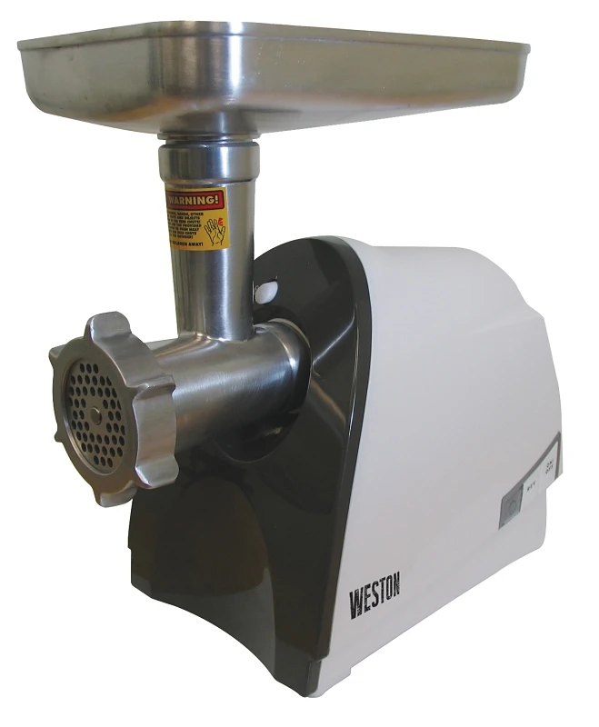33-0201-w Heavy Duty Electric Meat Grinder And Sausage Stuffer, 575 Watts, Stainless Steel