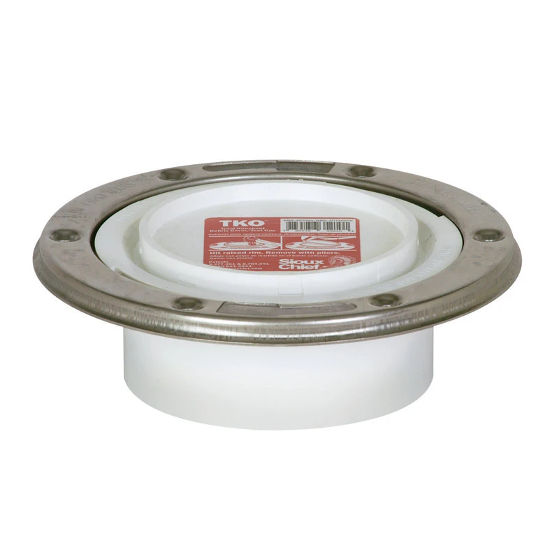 Tko 4 Inch Pvc Closet Flange With Stainless Steel Ring