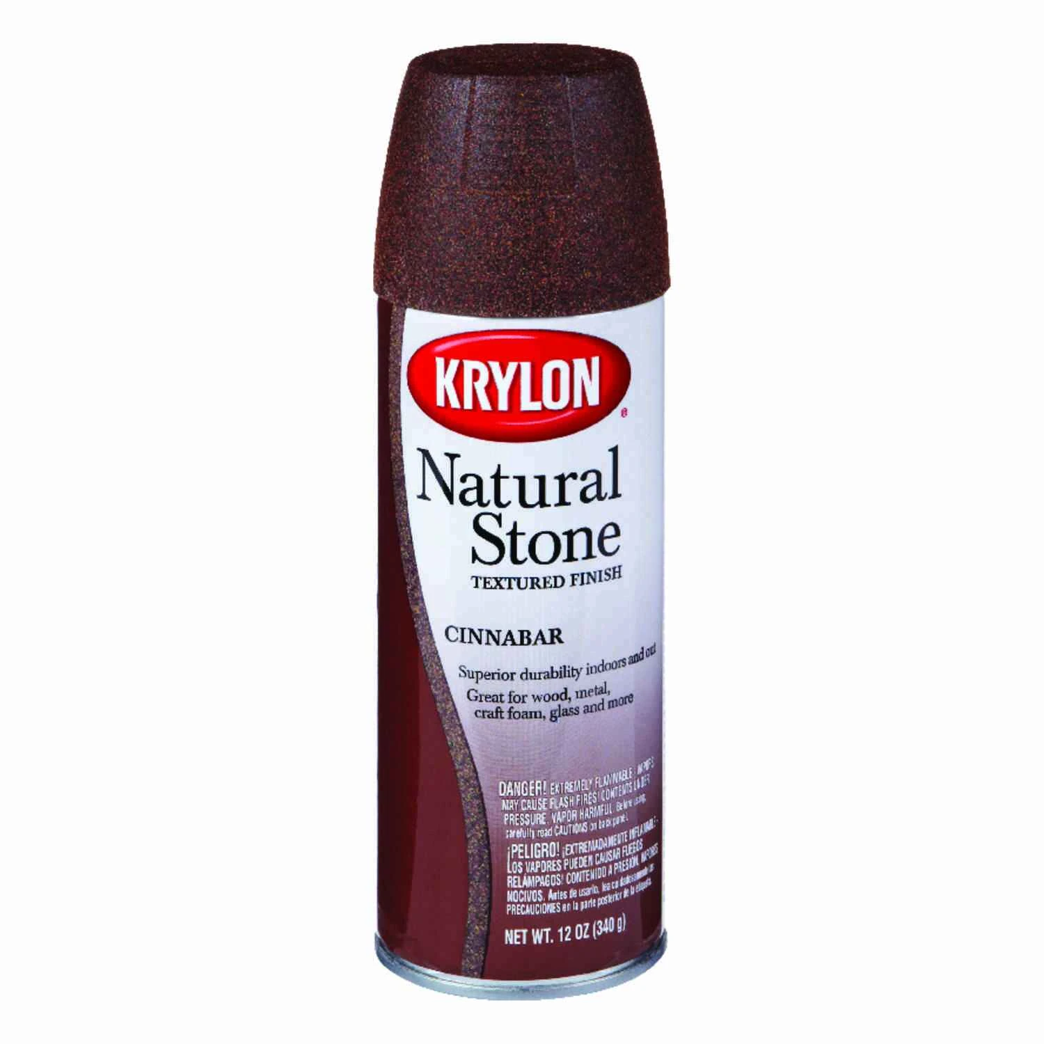 Textured Cinnabar Spray Paint 12 Oz - Indoor/outdoor Use, Uv Resistant