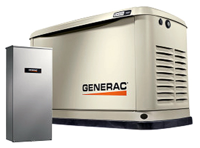 11,000-watt Lp/10,000-watt Ng Air Cooled Standby Generator With 16 Circuit Transfer Switch