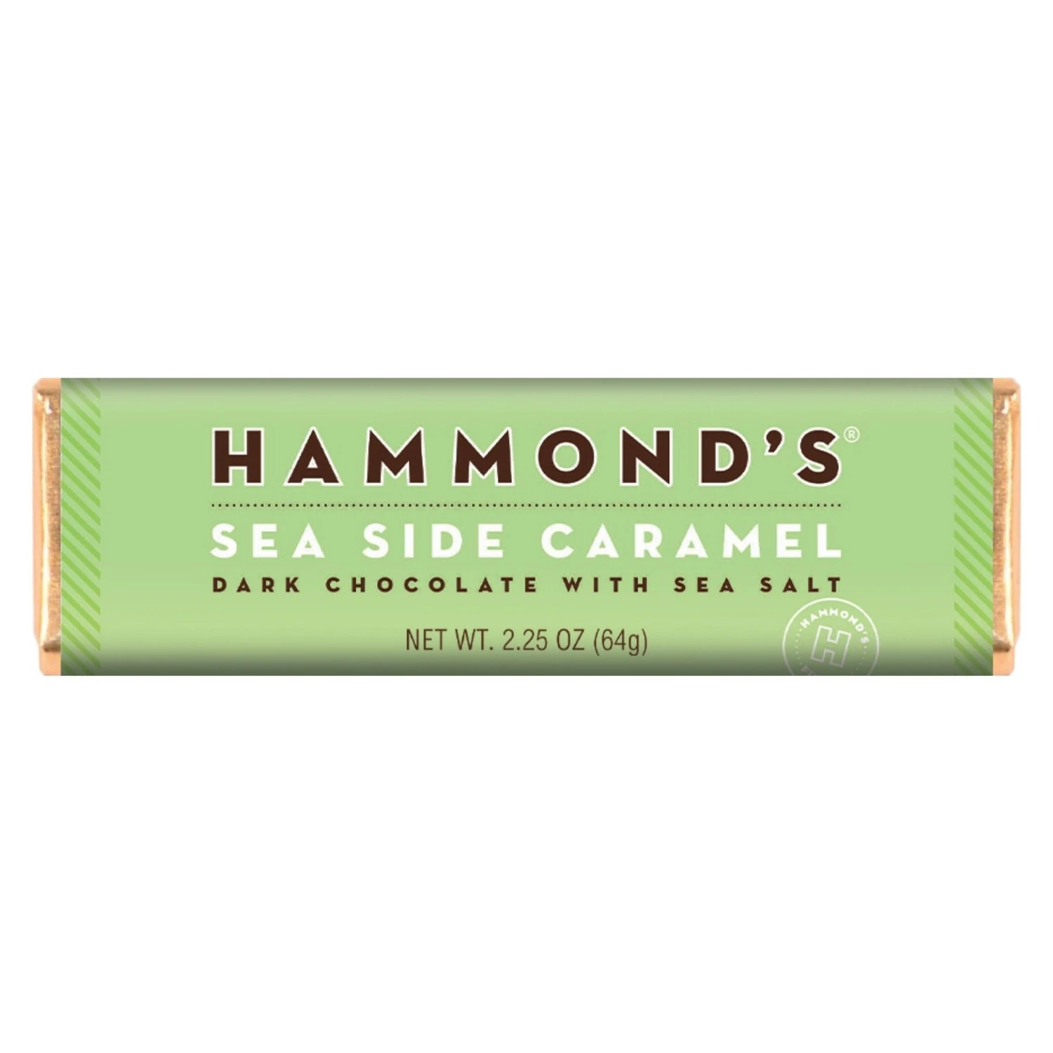 Dark Chocolate Sea Side Caramel Candy Bar 2.25 Oz - Indulgent Treat