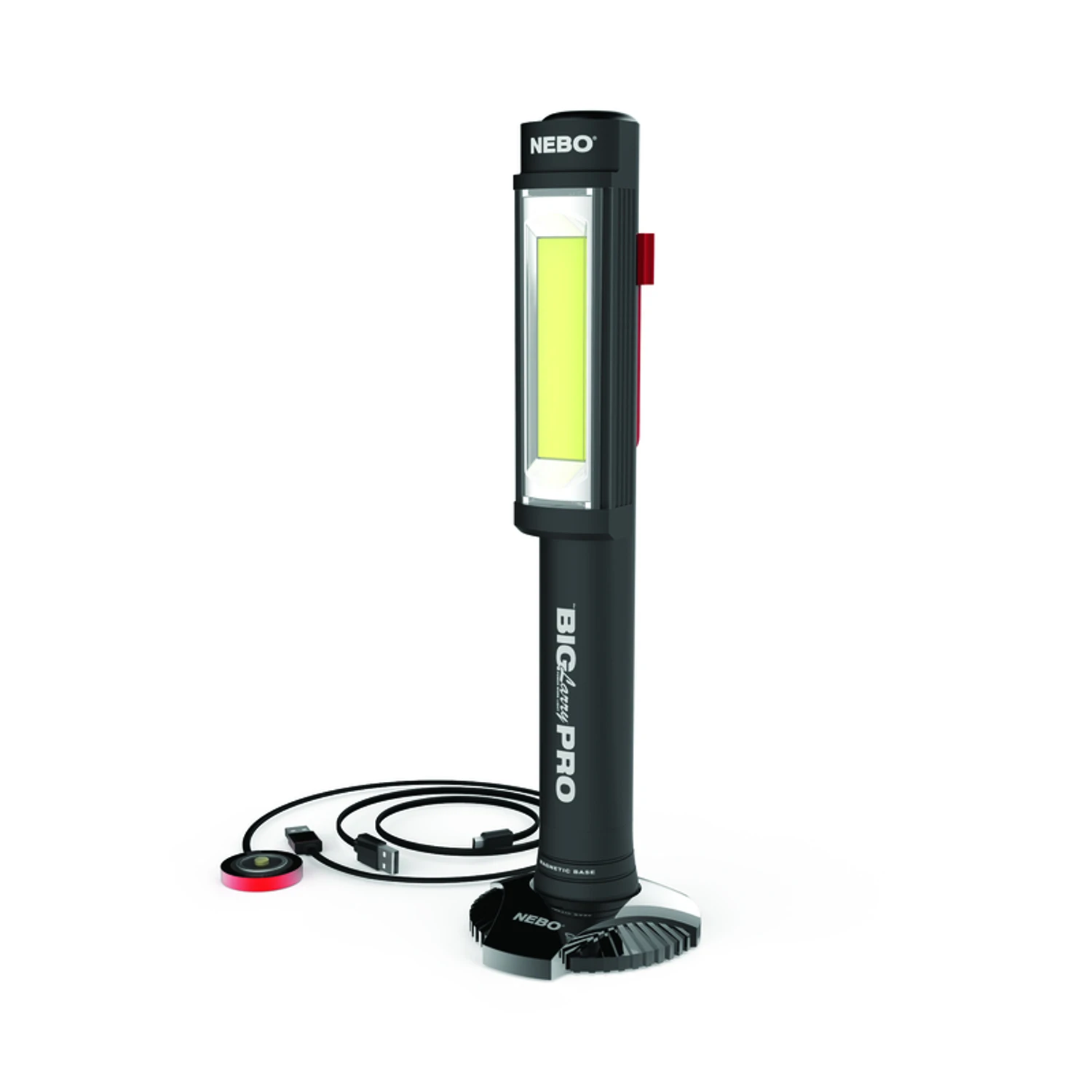Big Larry Pro 500 Lumen Black Led Work Light Flashlight Model 6640