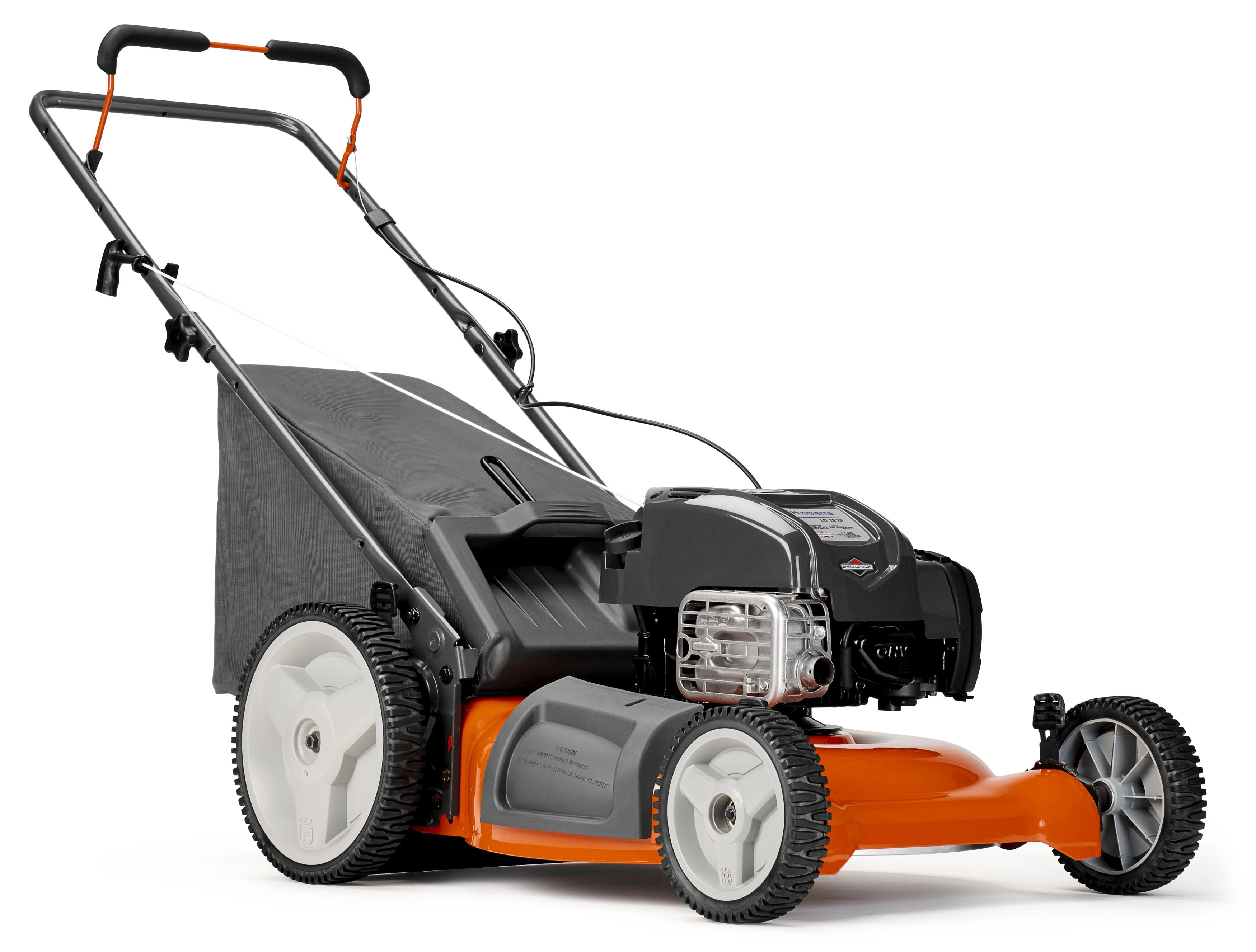 Lc121p 3-n-1 Gas Lawn Mower, 21-inch Cutting Deck, 163cc Engine