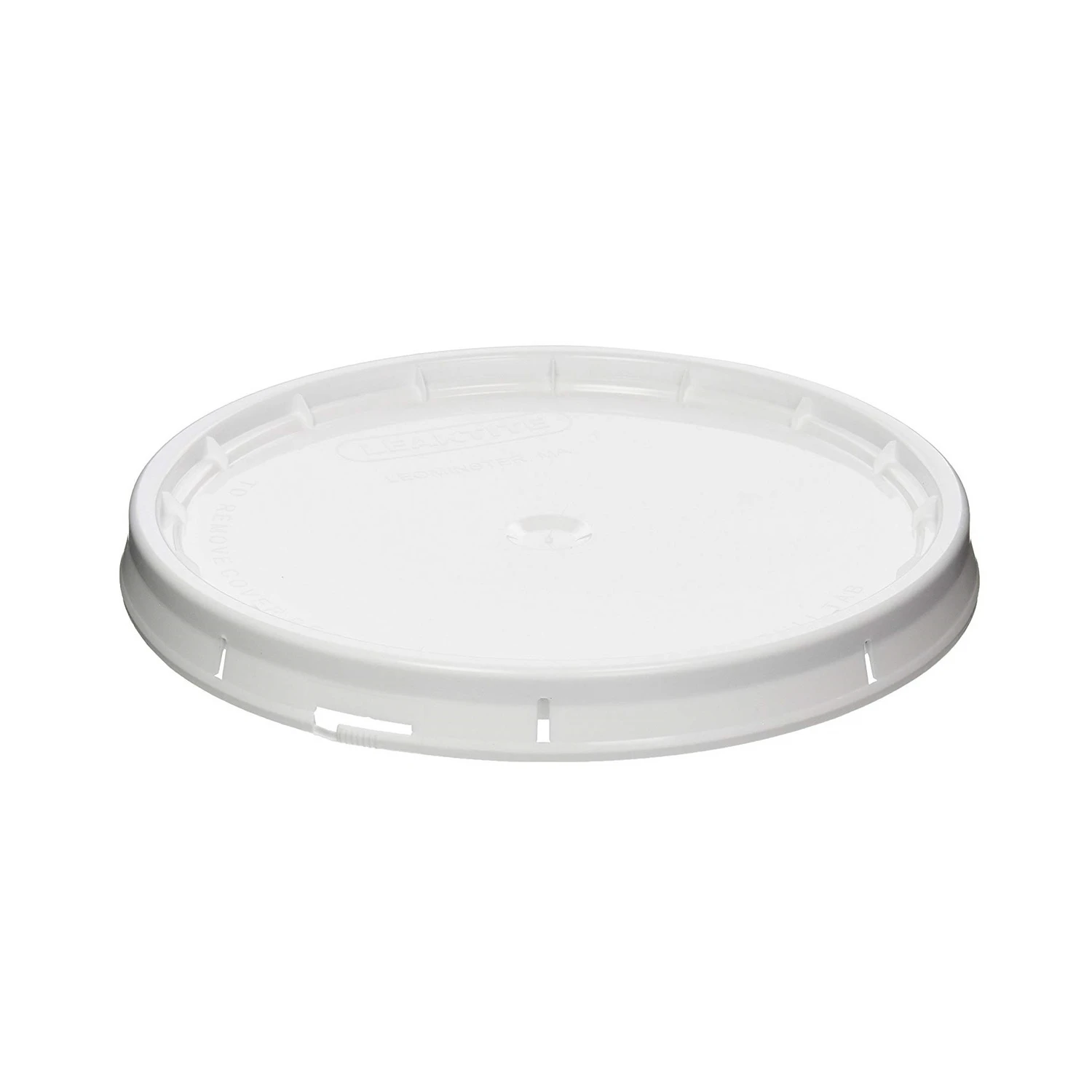 White 5 Gallon Food Safe Bucket Lid - Heavy-duty Plastic Seal