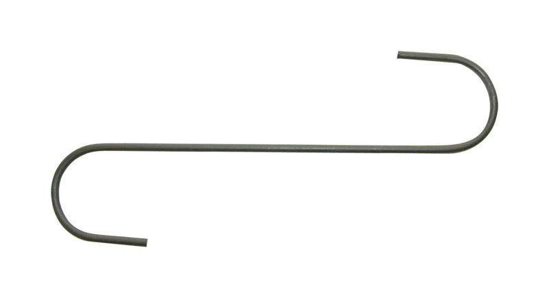 Panacea Black Steel 12 In. H S-hook Extender Hook 2 Pk - Durable For Indoor/outdoor Use
