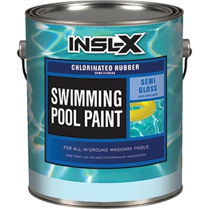 Cr 2610 White Chlorinated Rubber Pool Paint 1 Gallon Indoor/outdoor Semi-gloss