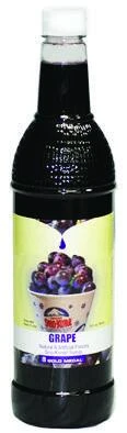 Grape Sno-kone Syrup, 25 Ounce Bottle - Delicious Flavor For Snow Cones