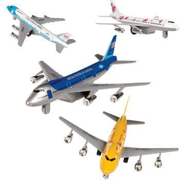 Pull Back Die Cast Toy Airplane - 5 Year Plus