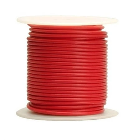 14-gauge 100 Feet Red Primary Wire Bulk Spool