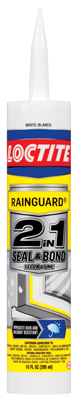 2-in-1 Rainguard Polyseamseal Sealant, White, 10 Oz. Cartridge For Windows And Doors