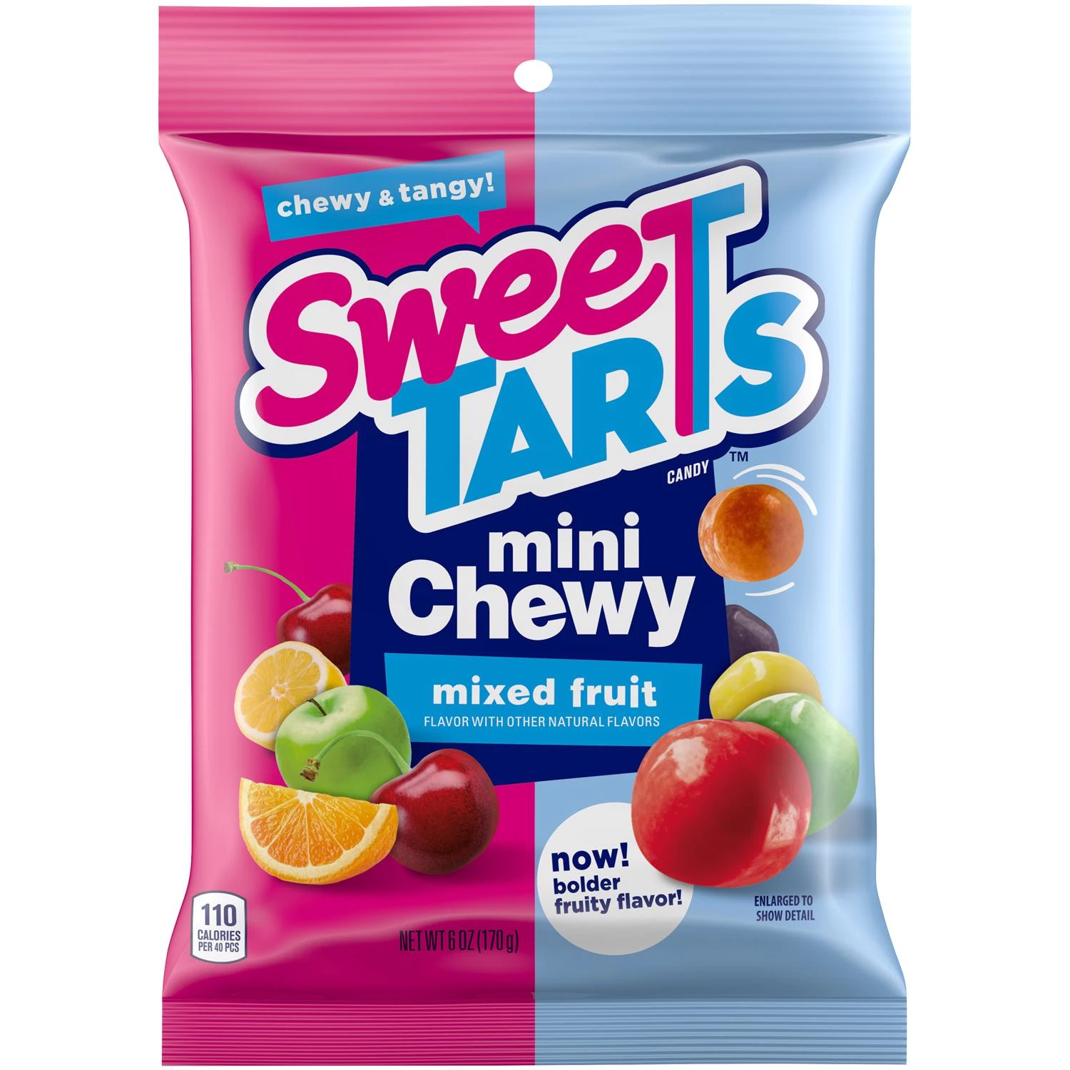 Mini Chewy Candy Mixed Fruit Flavor 6 Ounce Bag