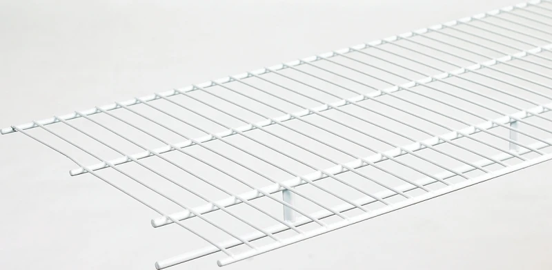 8 Ft. W. X 12 In. D. Ventilated Wire Shelf & Rod, White