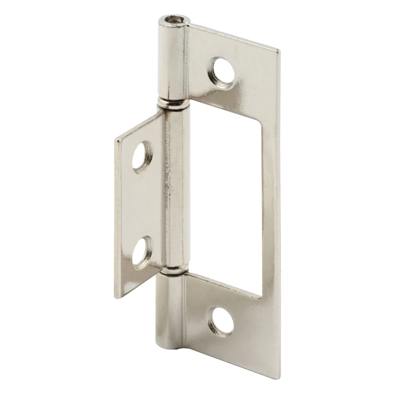 Bi-Fold Door Hinges, Satin Nickel, 2-Pk.