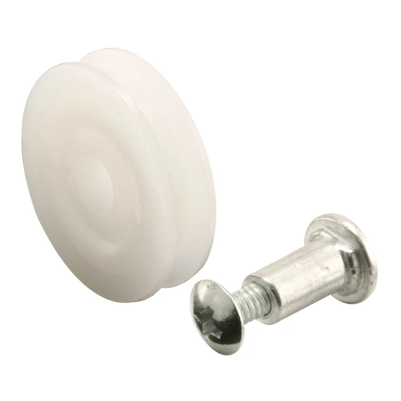 Nylon Screen Door Roller Assembly, Air Control, 1 In., 2-Pk.