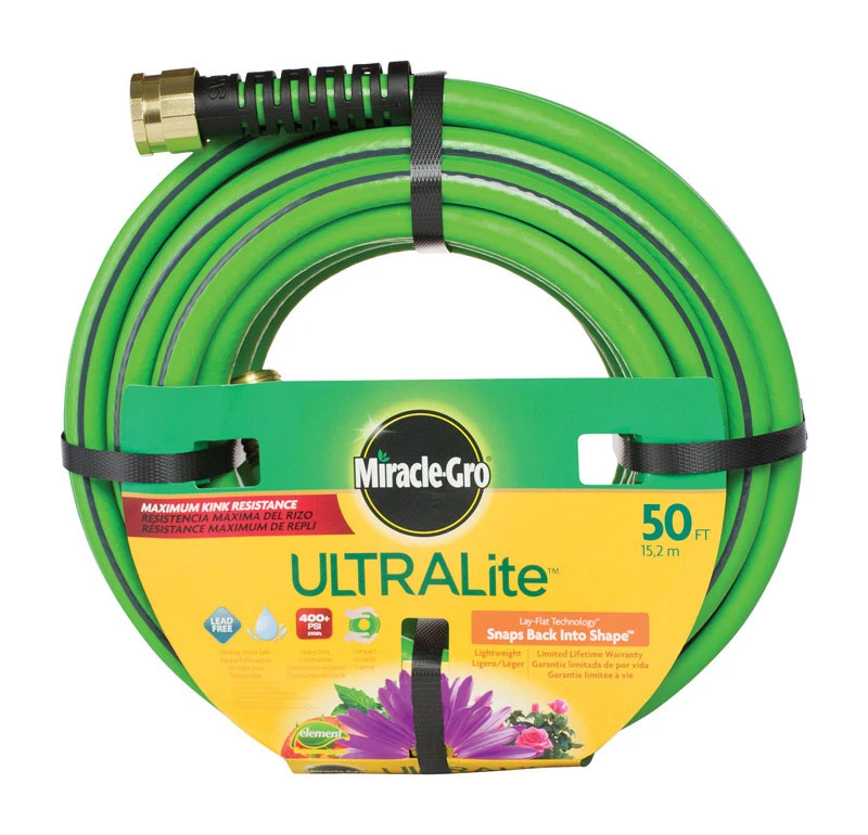 Miracle-gro Premium 1/2 In. Dia X 50 Ft. Ultra-light Water Hose