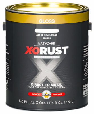 X-O Rust Premium Oil-Based Anti-Rust Enamel Paint Gloss Deep Base 1 Gallon