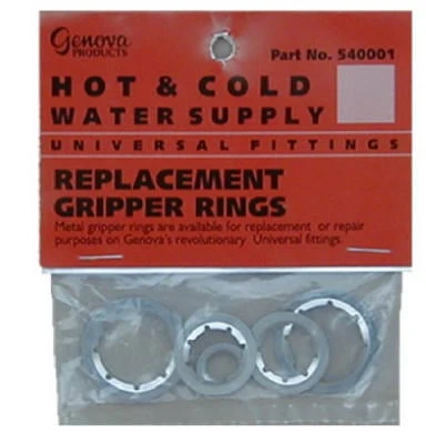 Genova Products 540001 Metal Gripper Ring 6 Pack