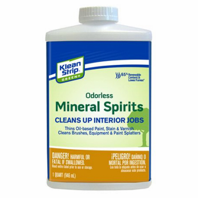 Green Odorless Mineral Spirits 32 Oz. - Non-toxic Paint Thinner