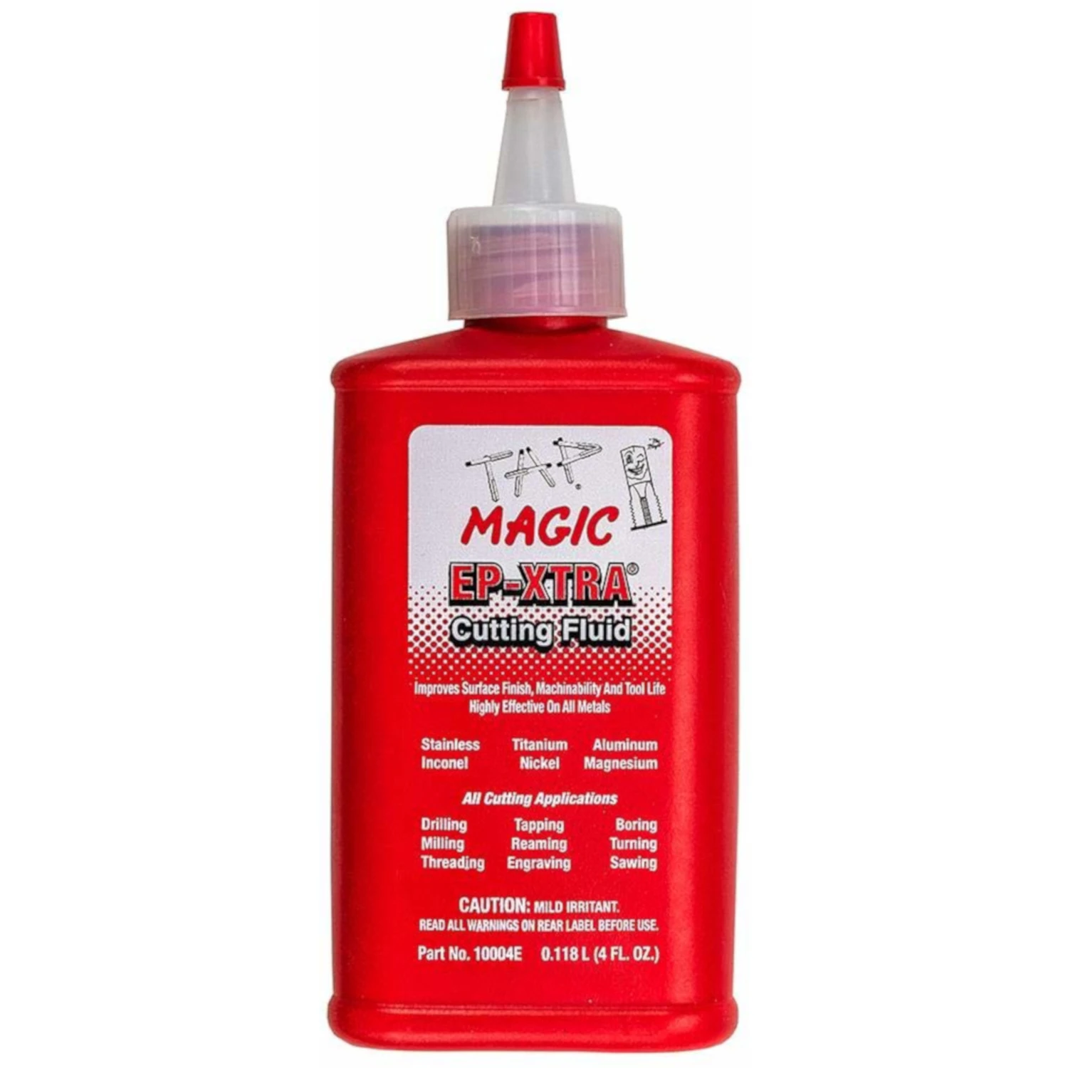 Tap Magic Cutting Fluid 4 Oz - Biodegradable Non-spray Solution For Metalworking