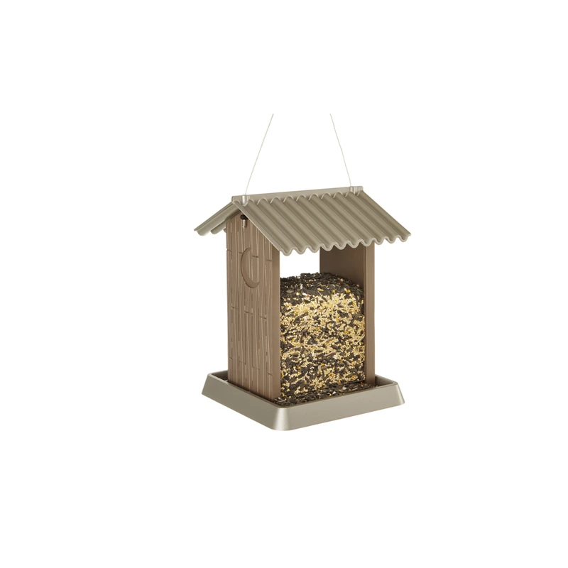 Village Wild Bird 4.25 Lb Plastic Hopper Bird Feeder With 2 Ports