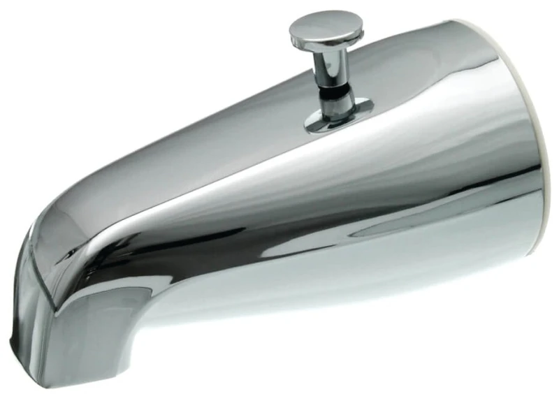 Chrome Tub Spout With Pull Up Diverter, 5 Inch, Model 9d00080765