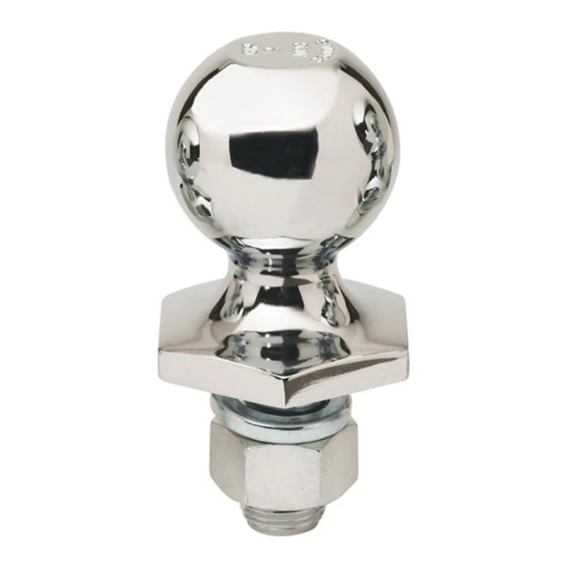 2 Inch Chrome Plated Steel Hitch Ball With Interlock Design