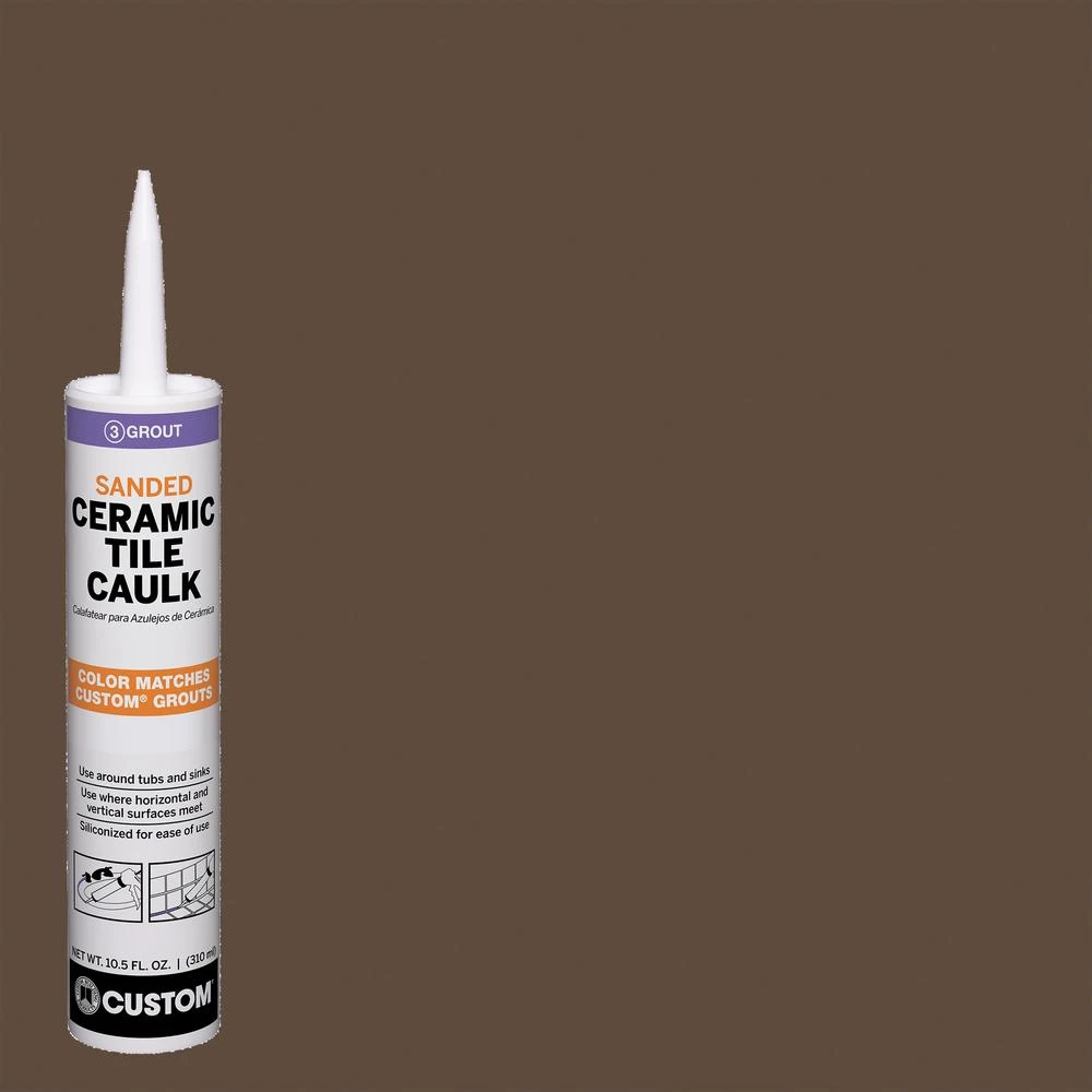 10.5 Oz Coffee Bean Sanded Polyblend Ceramic Tile Caulk