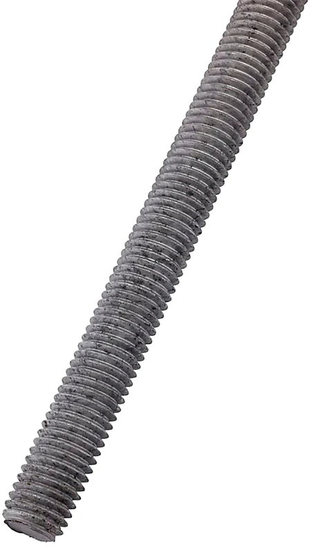 3/8 In. X 3 Ft. Galvanized Steel Threaded Rod - 16 Tpi