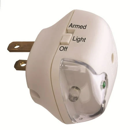 Thp207 Powerout Plug-in Power Failure Alarm With Led Flashlight