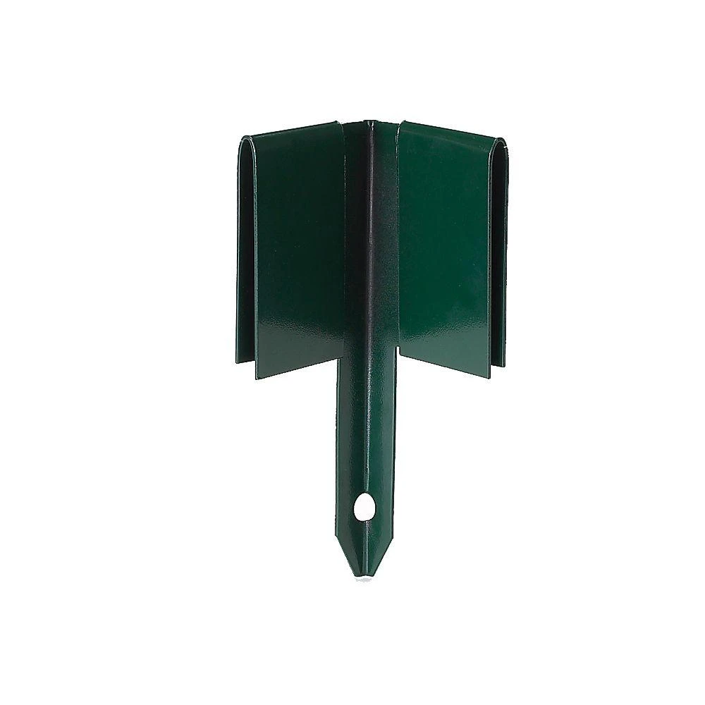 8-inch Green Steel Corner Edging Stake For Landscaping And Garden Borders