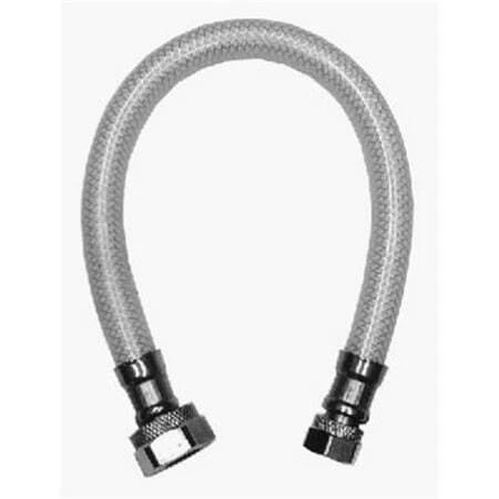 Brass & Tubular Lfwts-rvc16-68 16-inch Faucet Connector, 3/8 Compression X 1/2 Fip