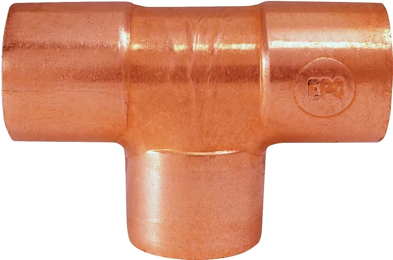 1 In. Copper X 1 In. Diameter Sweat Copper Tee Fitting
