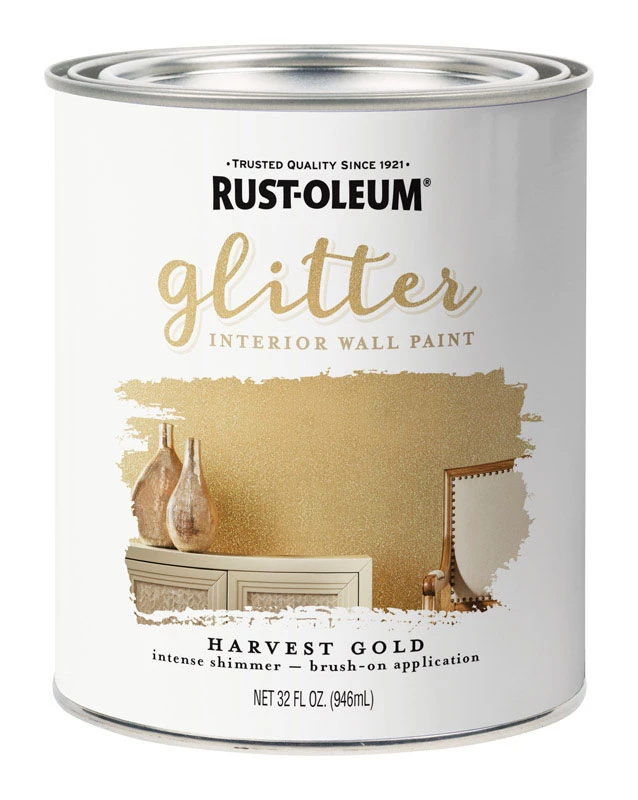Glitter Gold Interior Wall Paint 1 Quart - Model 323859