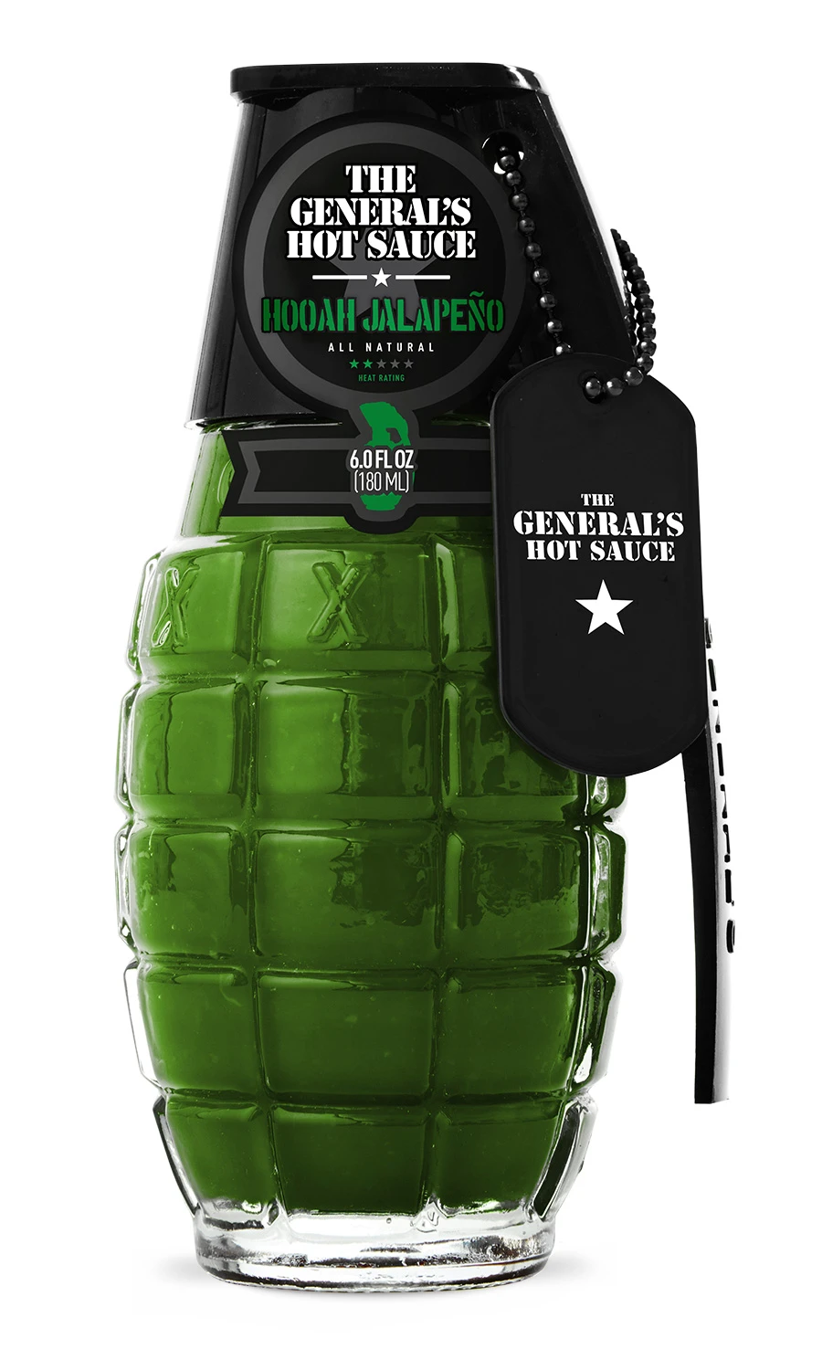 The General's Hot Sauce Hooah Jalapeno Sauce 6 oz