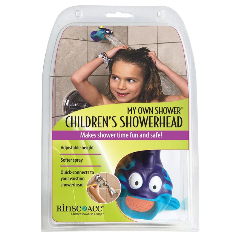 My Own Shower Children's Showerhead With 3 Ft Hose And Dolphin Design