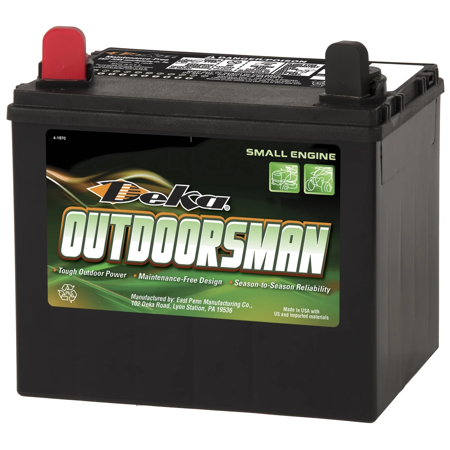Outdoorsman 350 Cca 12 Volt Lawn And Garden Battery - Model 11u1l