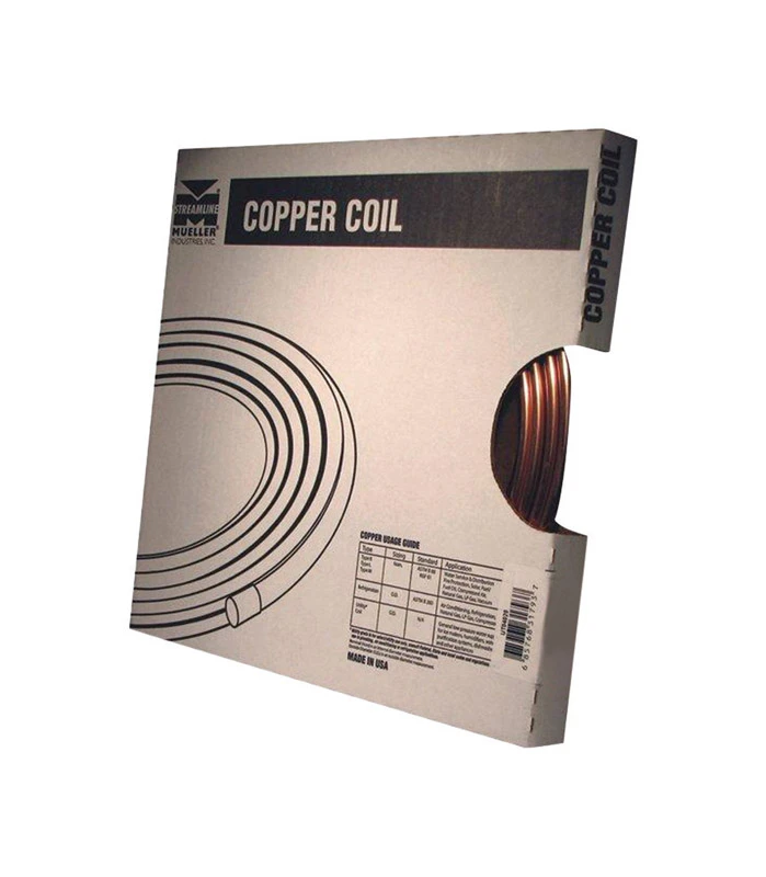 3/8 In. Od X 10 Ft. Copper Refrigerator Tubing