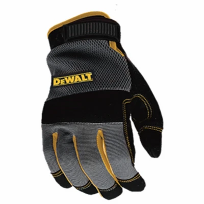 Dpg211xl Extra Large Synthetic Leather Palm Work Gloves - Black