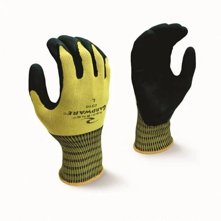 Extra Grip Latex-palm Work Gloves, Knit Liner, Unisex Large - C310l