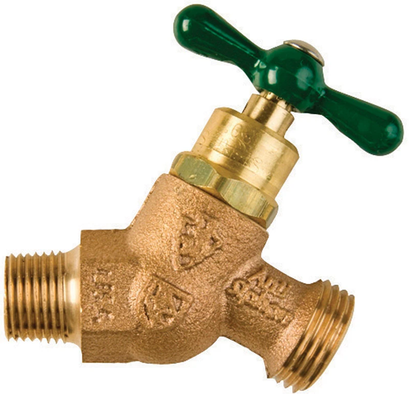 Brass 3/4 In. Mip Hose Anti-siphon Brass Bibb With Vacuum Breaker Technology
