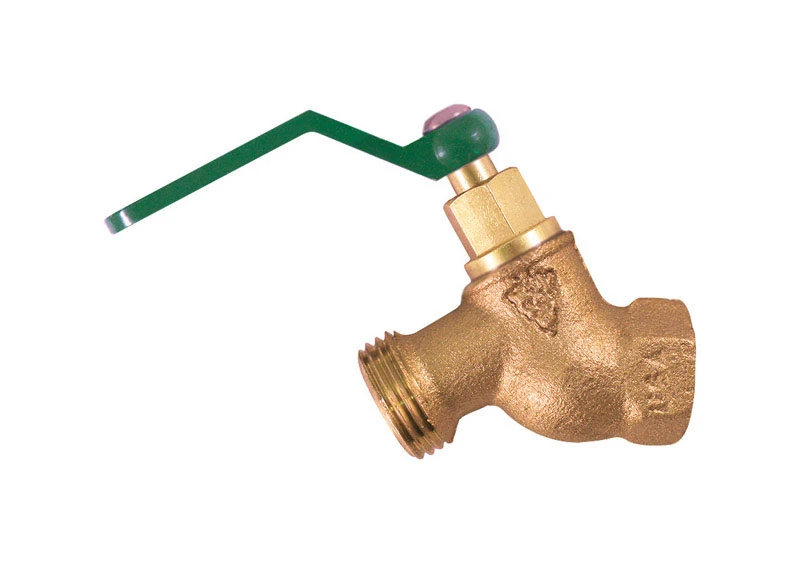 Brass 1/2 In. Fip Lead-free Quick Turn Hose Bibb With 3/4 In. Hose Thread