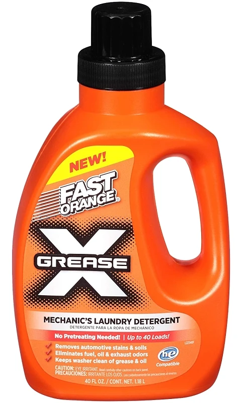 Grease X Mechanic's Laundry Detergent, 40 Oz. - Professional Grade Formula