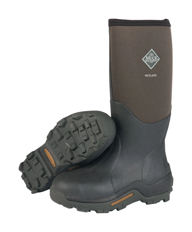 Wetland Brown Unisex Boots Size 8 Men 9 Women Waterproof Outdoor Footwear