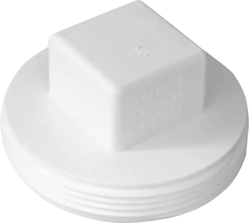 4 Inch Square Head Pvc Plug For Drain And Sewer Applications
