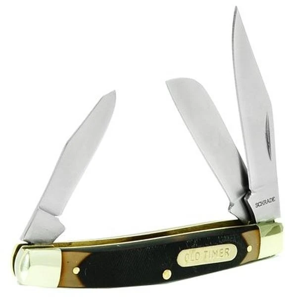 Old Timer Middleman Pocket Knife, 3 Blades, 3-5/16" Length