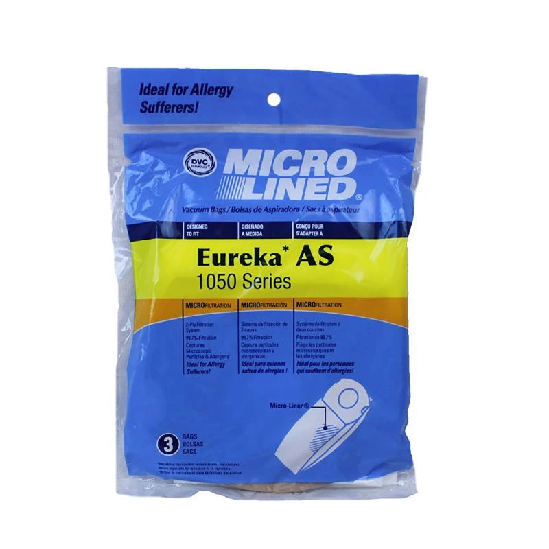 Eureka Vacuum Bag, Micro Allergen, As, 3-Pk.