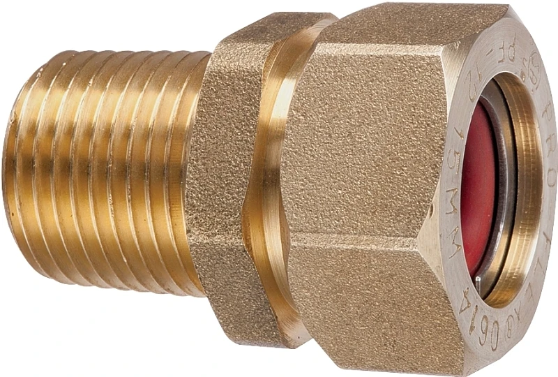 3/4 Inch Brass Male Fitting For Csst Gas Piping Systems