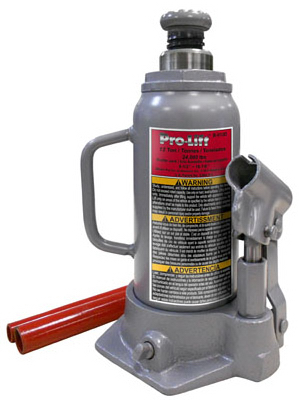 12-ton Hydraulic Bottle Jack With Adjustable Lifting Range And Safety Features